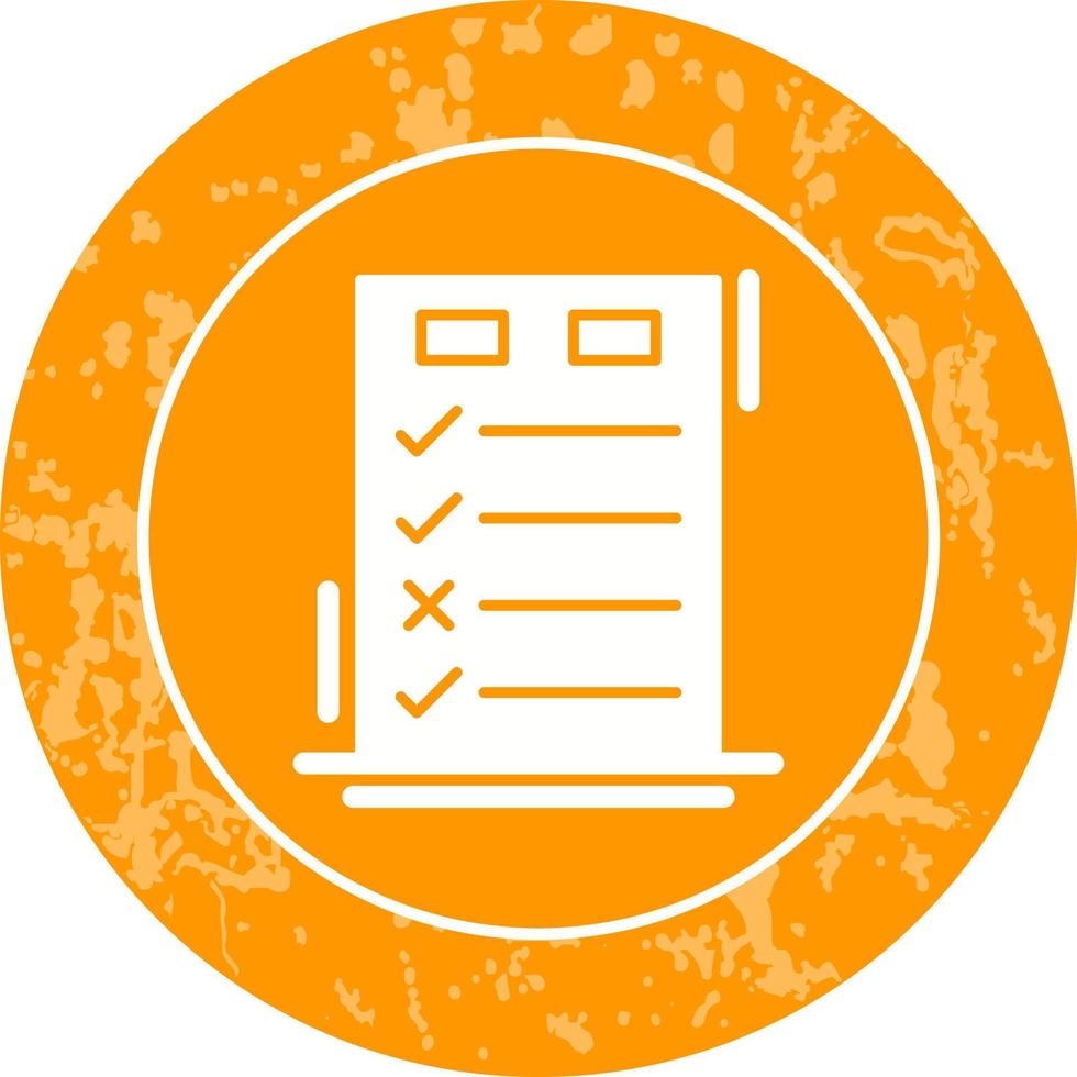 Today to Done CheckList Vector Icon