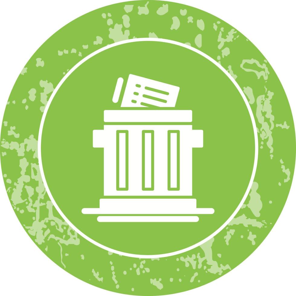 Trash List Vector Icon