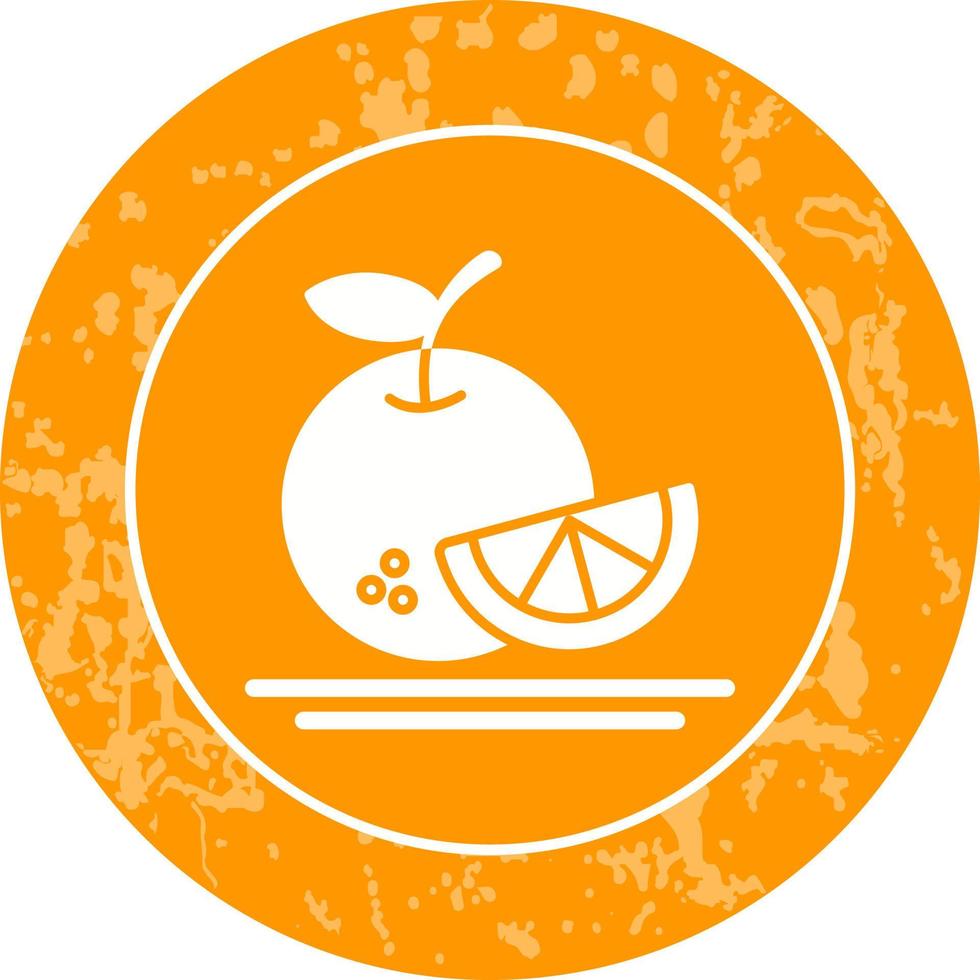 icono de vector naranja