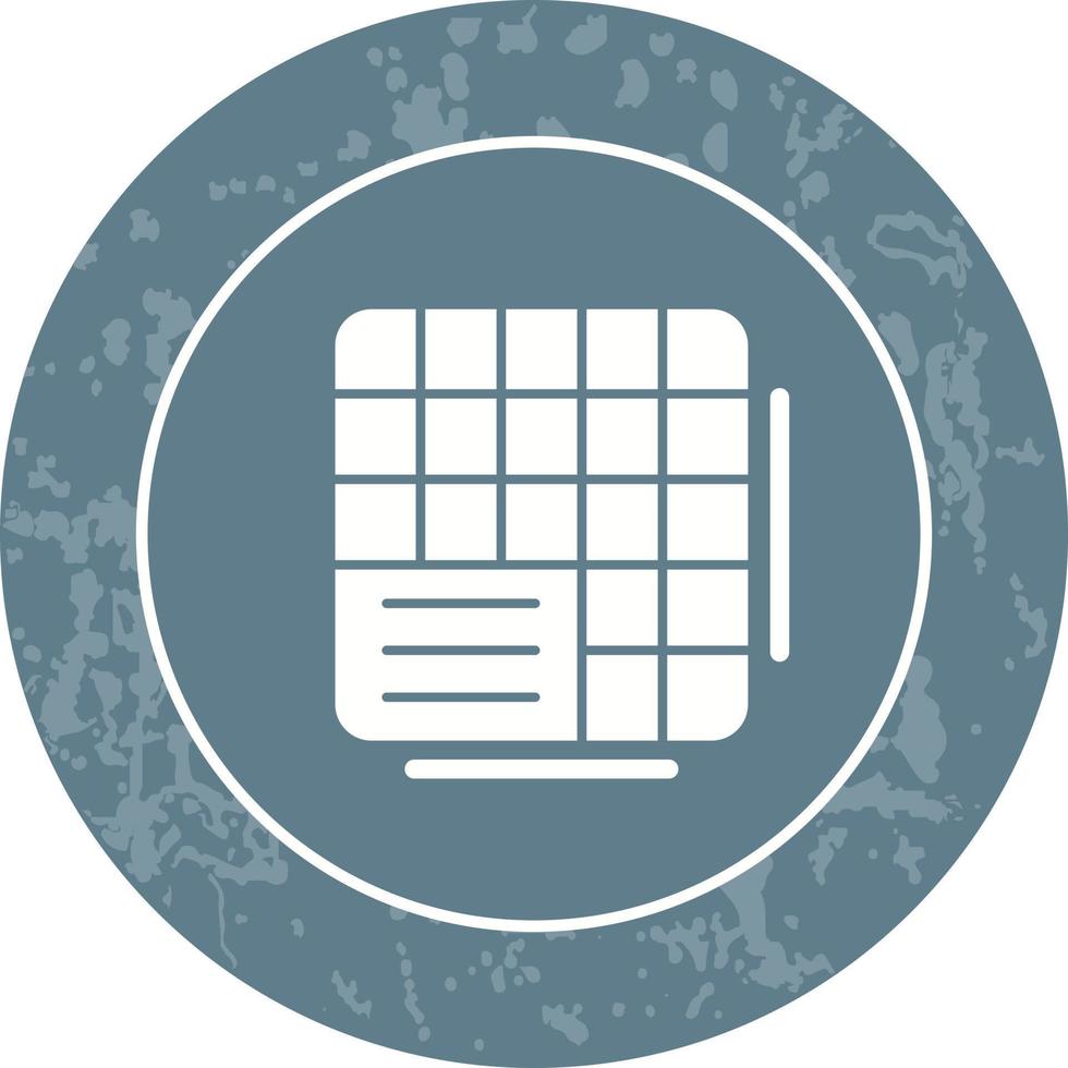 Table Data Vector Icon