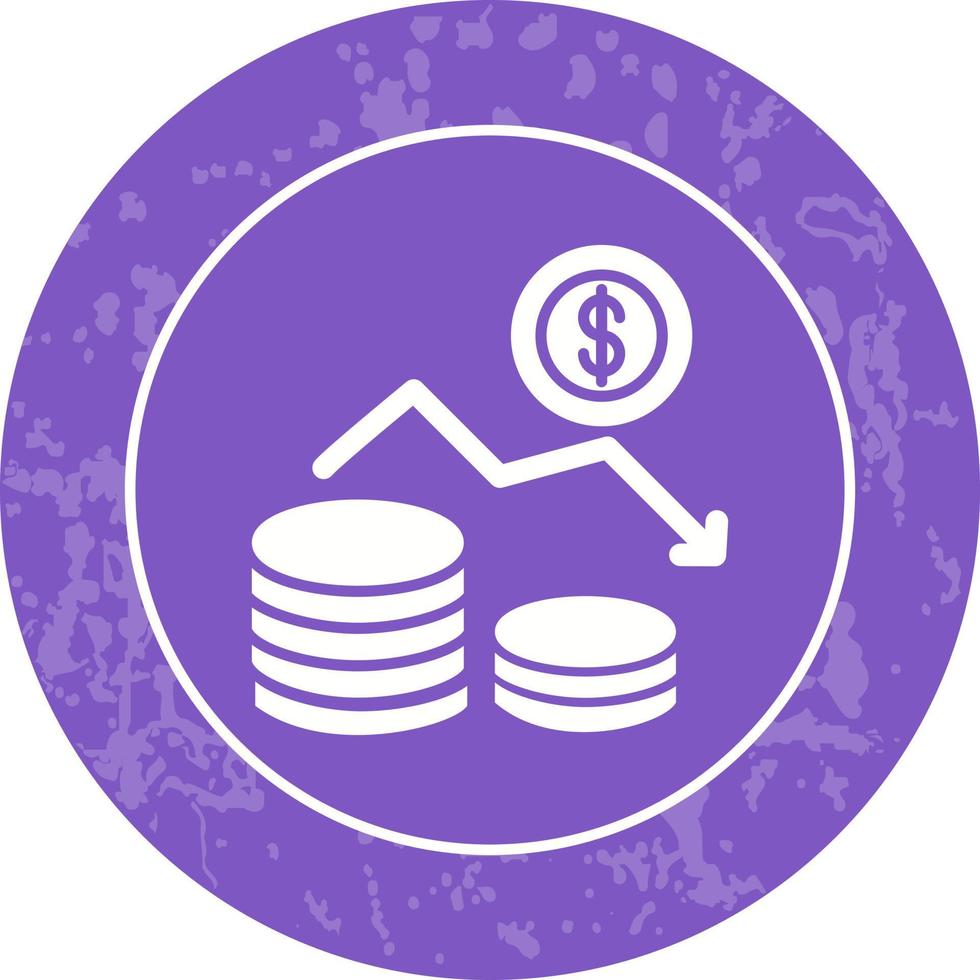 Money Loss Vector Icon