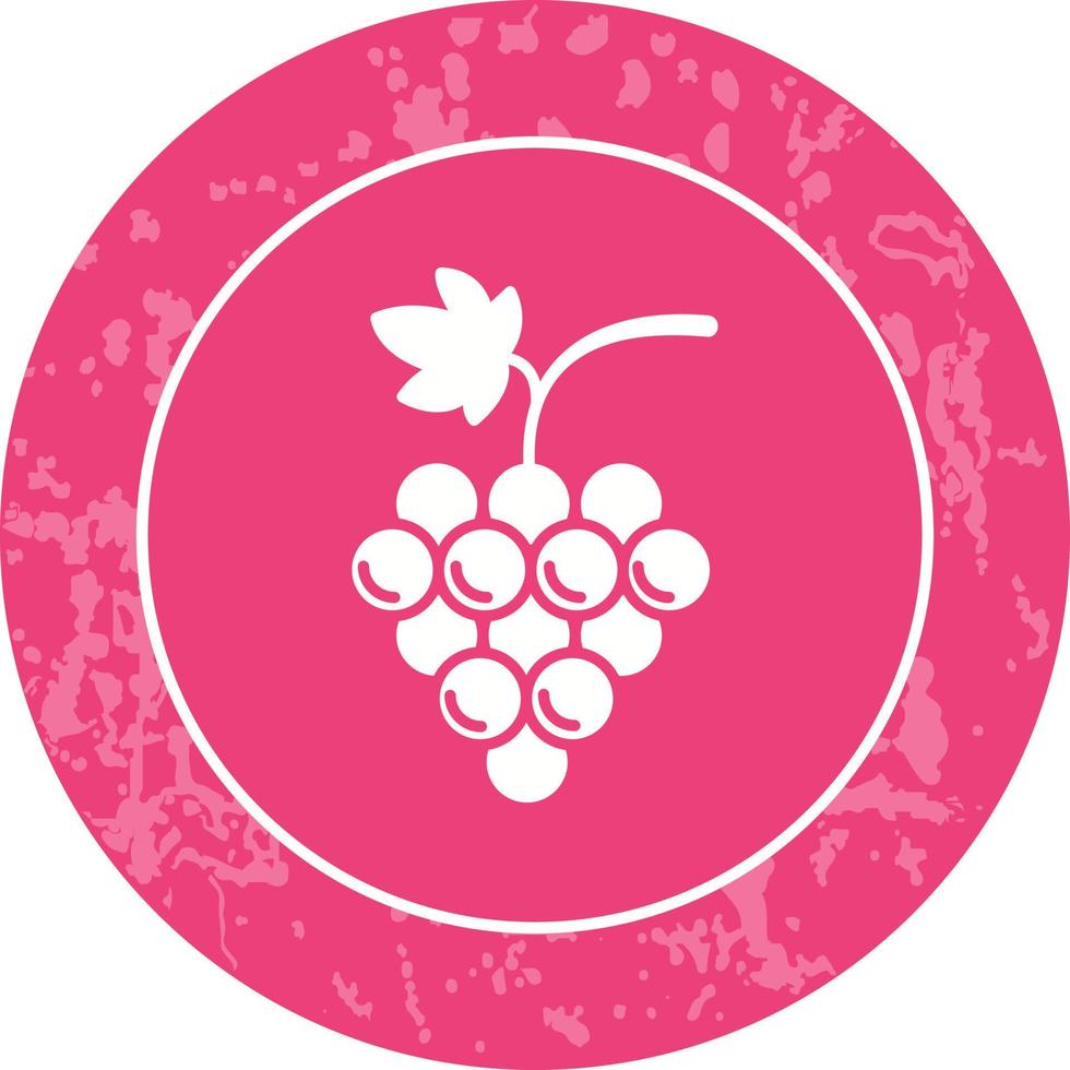 icono de vector de uvas