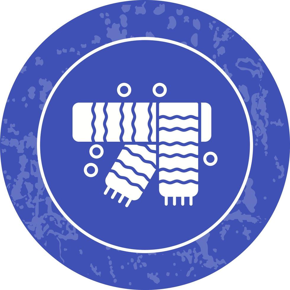 Winter Scarf Vector Icon