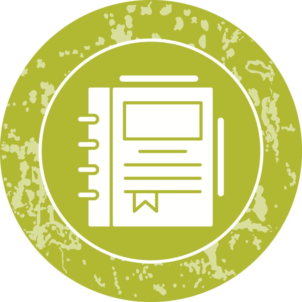 Spring Notebook Vector Icon