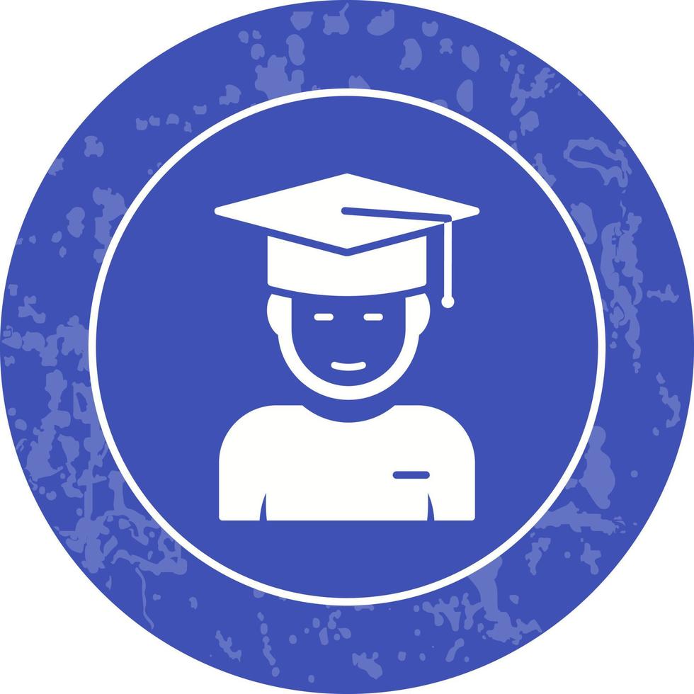 Graduate Student Vector Icon