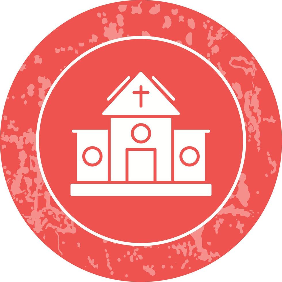 icono de vector de iglesia