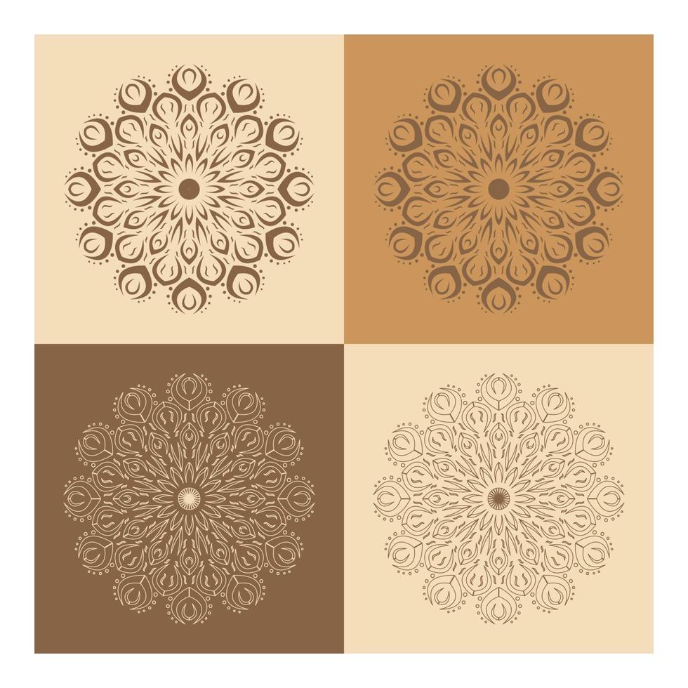 mandala vector abstract illustration design, ornament in ethnic style.