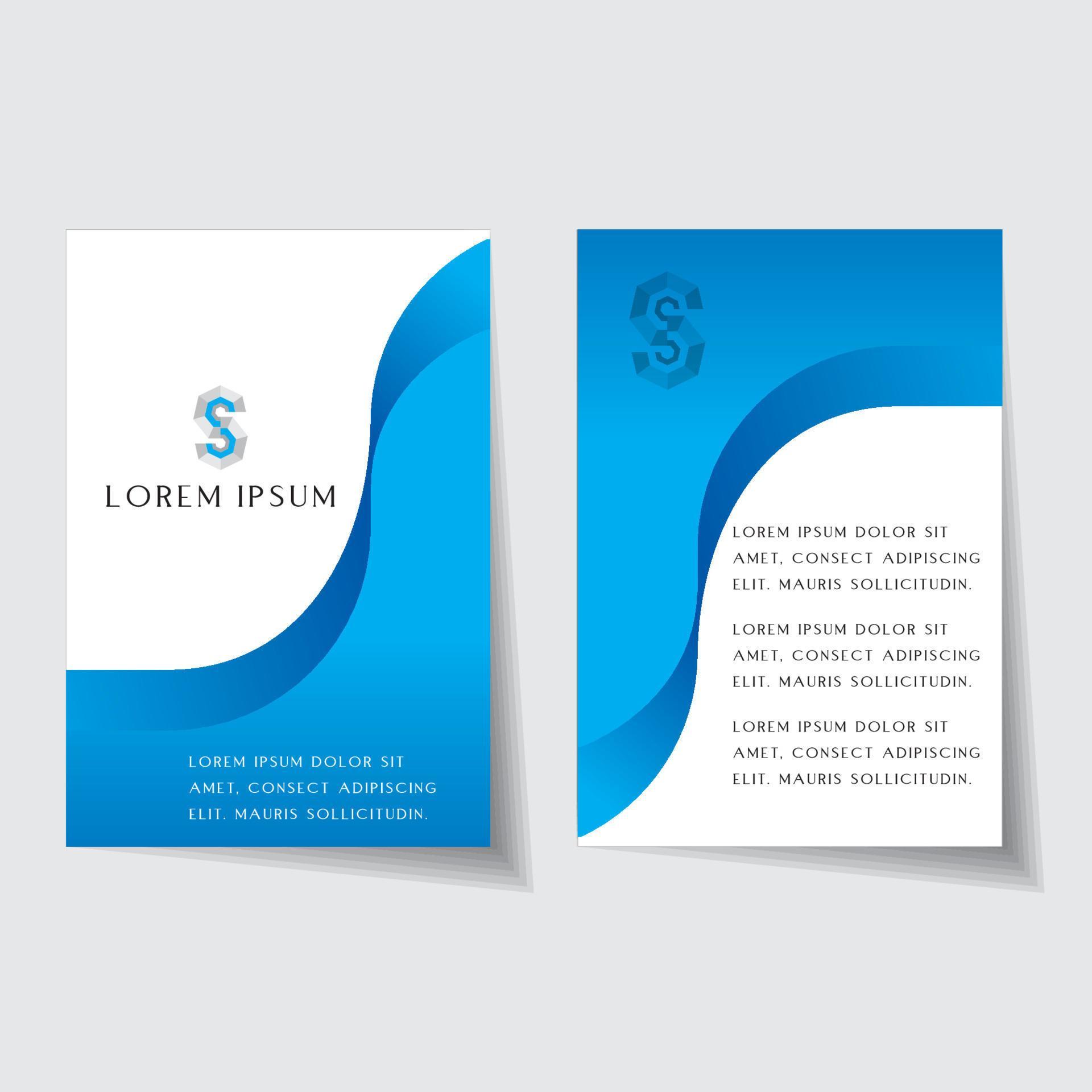 Modern and sample visiting card free 18901733 Vector Art at Vecteezy