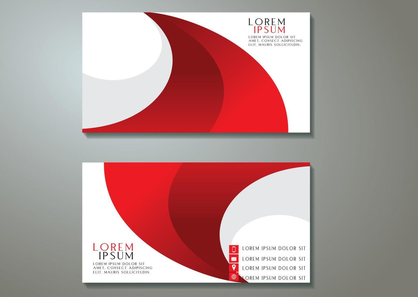 Business card design vector