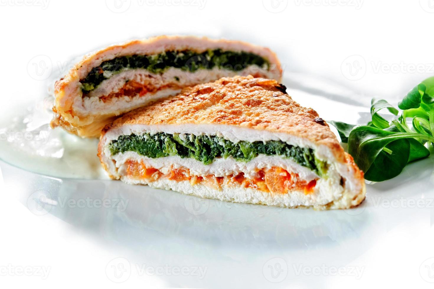 Spinach pie  Feta Cheese and Spinach Pie - Eastern food photo