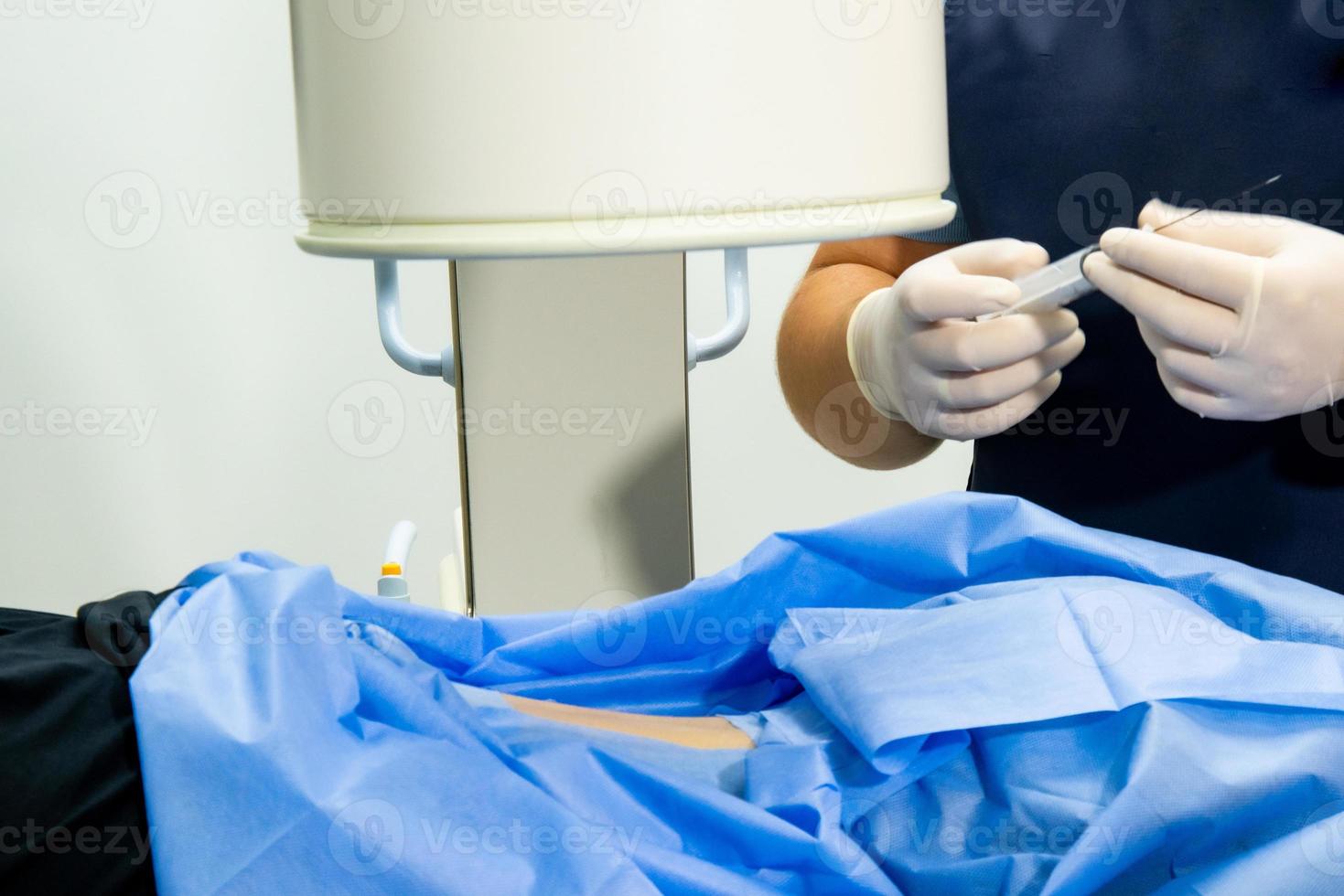 Work with the patients of spine reabilitation center photo