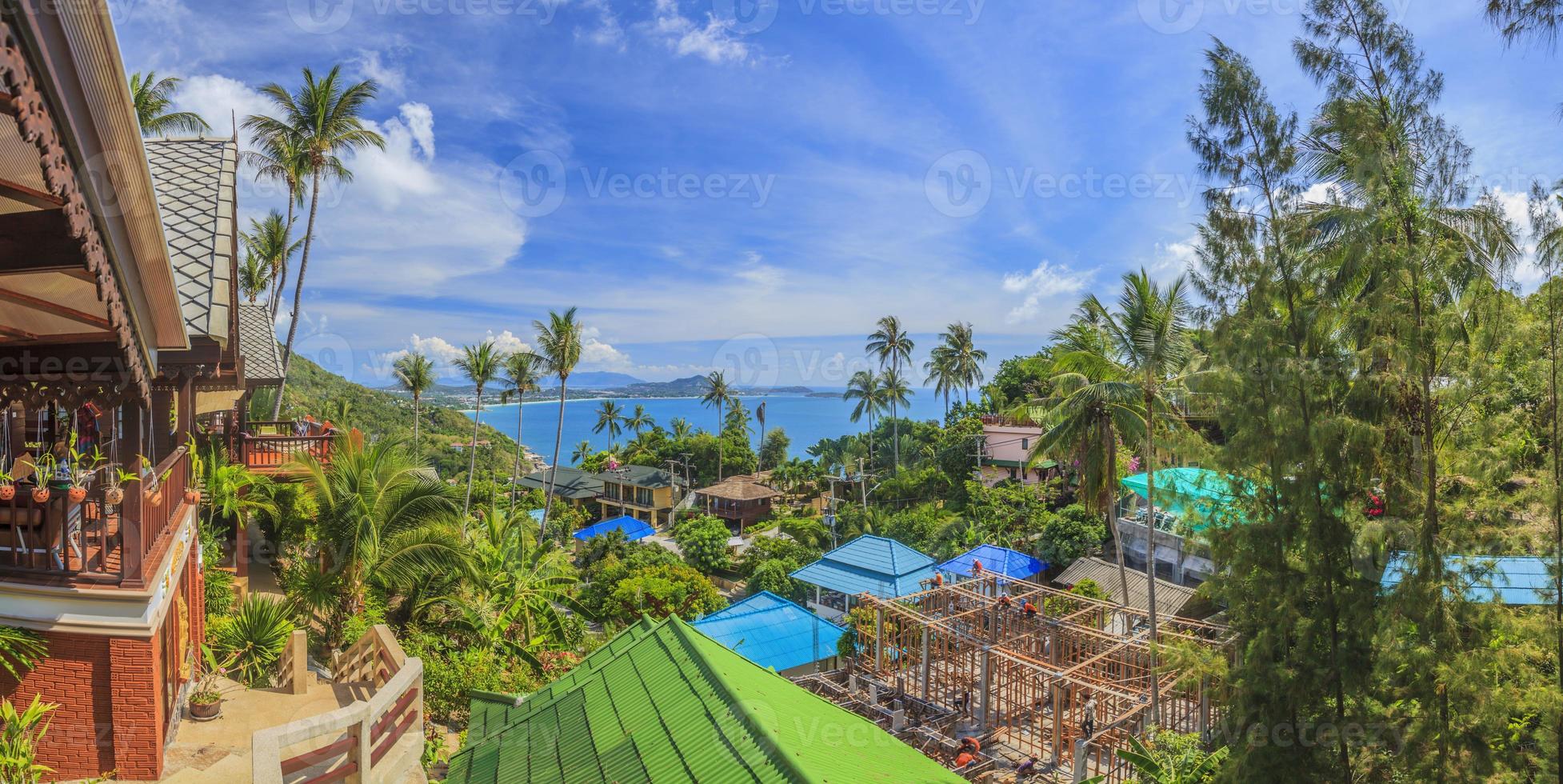 imagen de la zona hotelera de lujo en tailandia foto