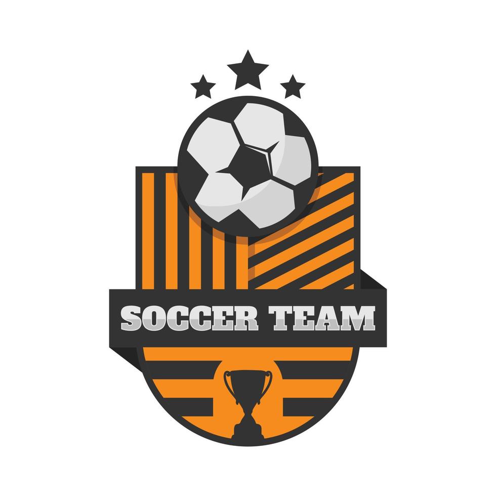 Football or soccer club logo badge vector