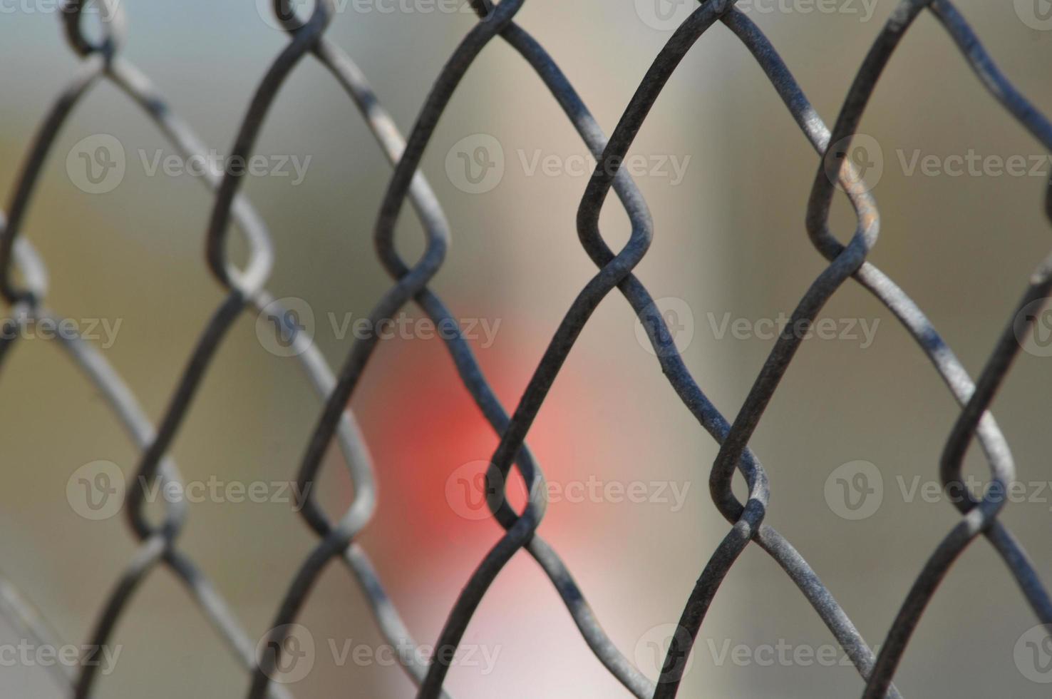 Abstract of a chain link fence photo