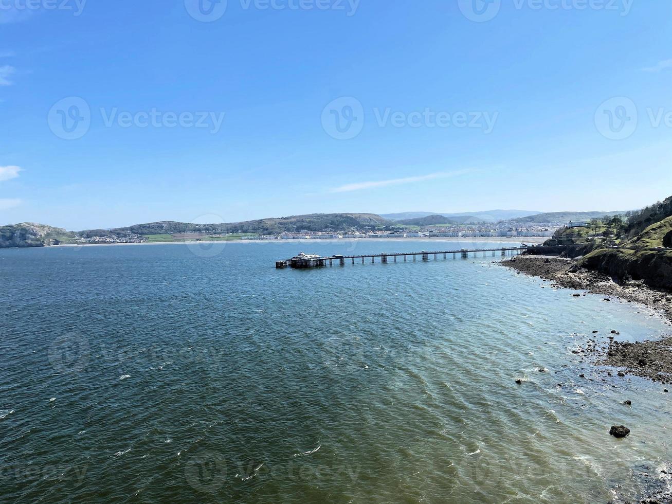 A view of the North Wales Coast near Llandudno photo