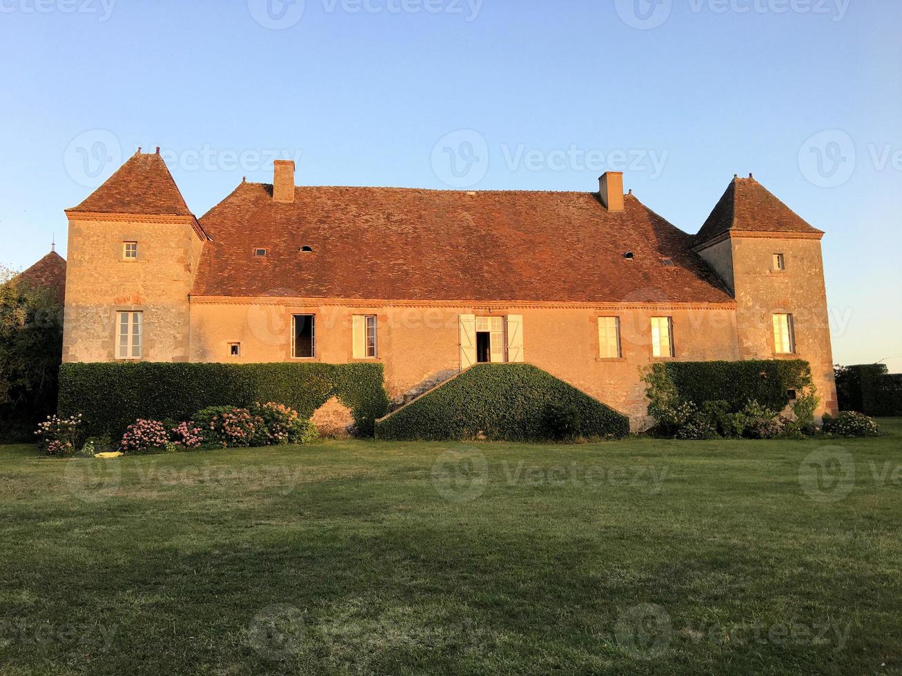 A view of Nevers in Central France photo