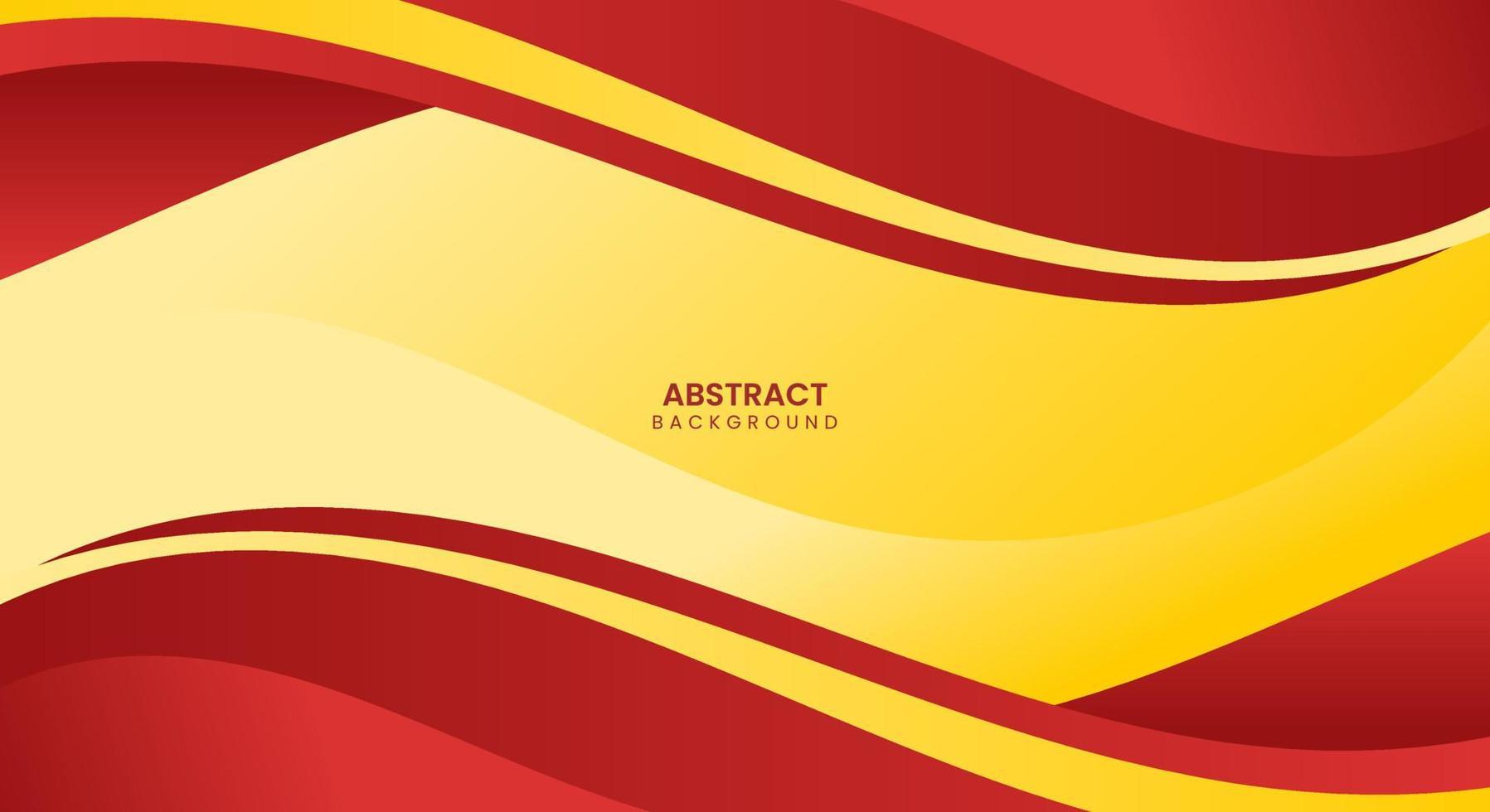 Yellow with red wavy background 18903756 Vector Art at Vecteezy