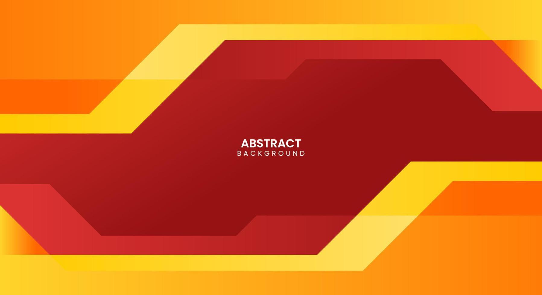 Red background with orange yellow frame vector