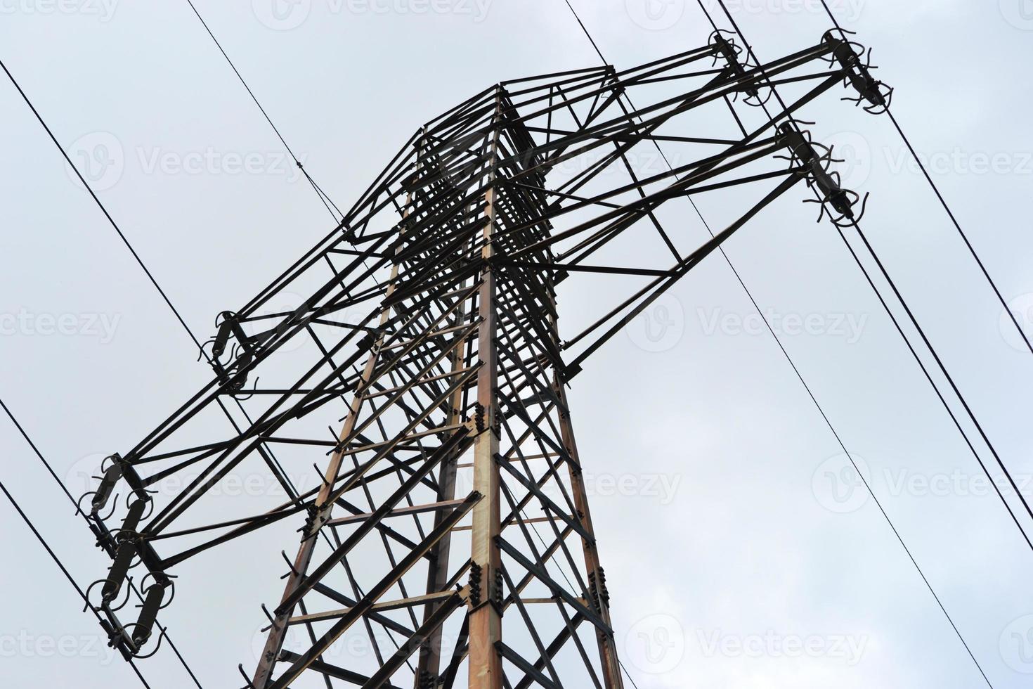 Electricity Pylon - View From Below photo