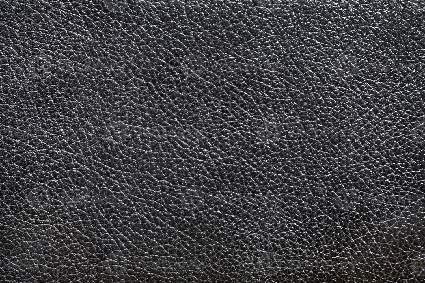 Black Leather Texture - Horizontal Photograph photo