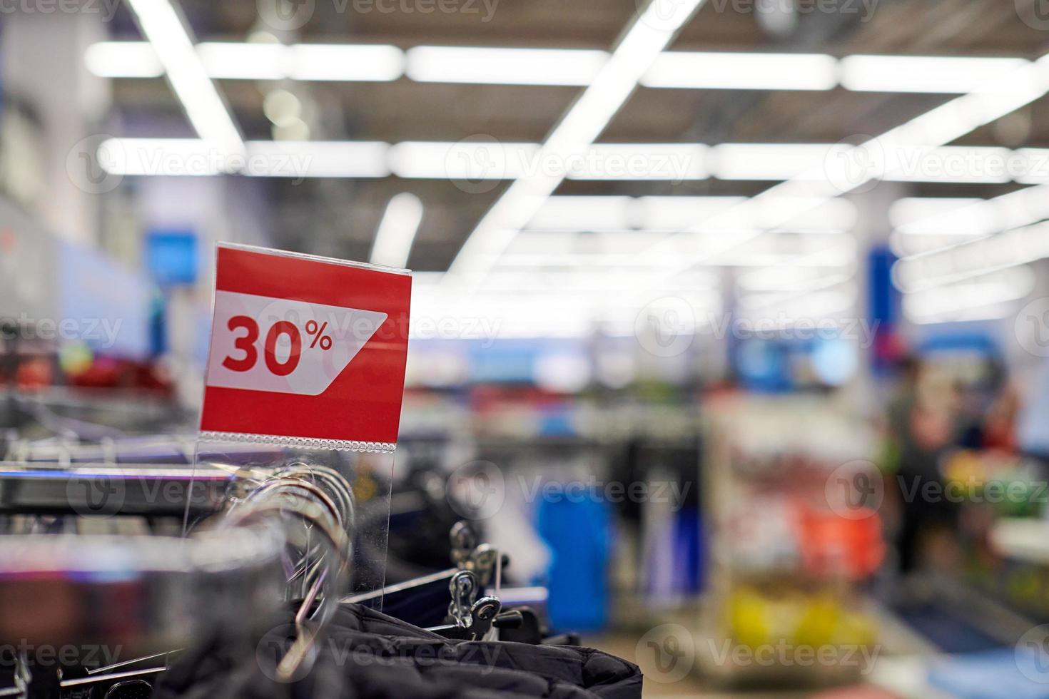 Sale at shopping mall, Christmas promotions photo