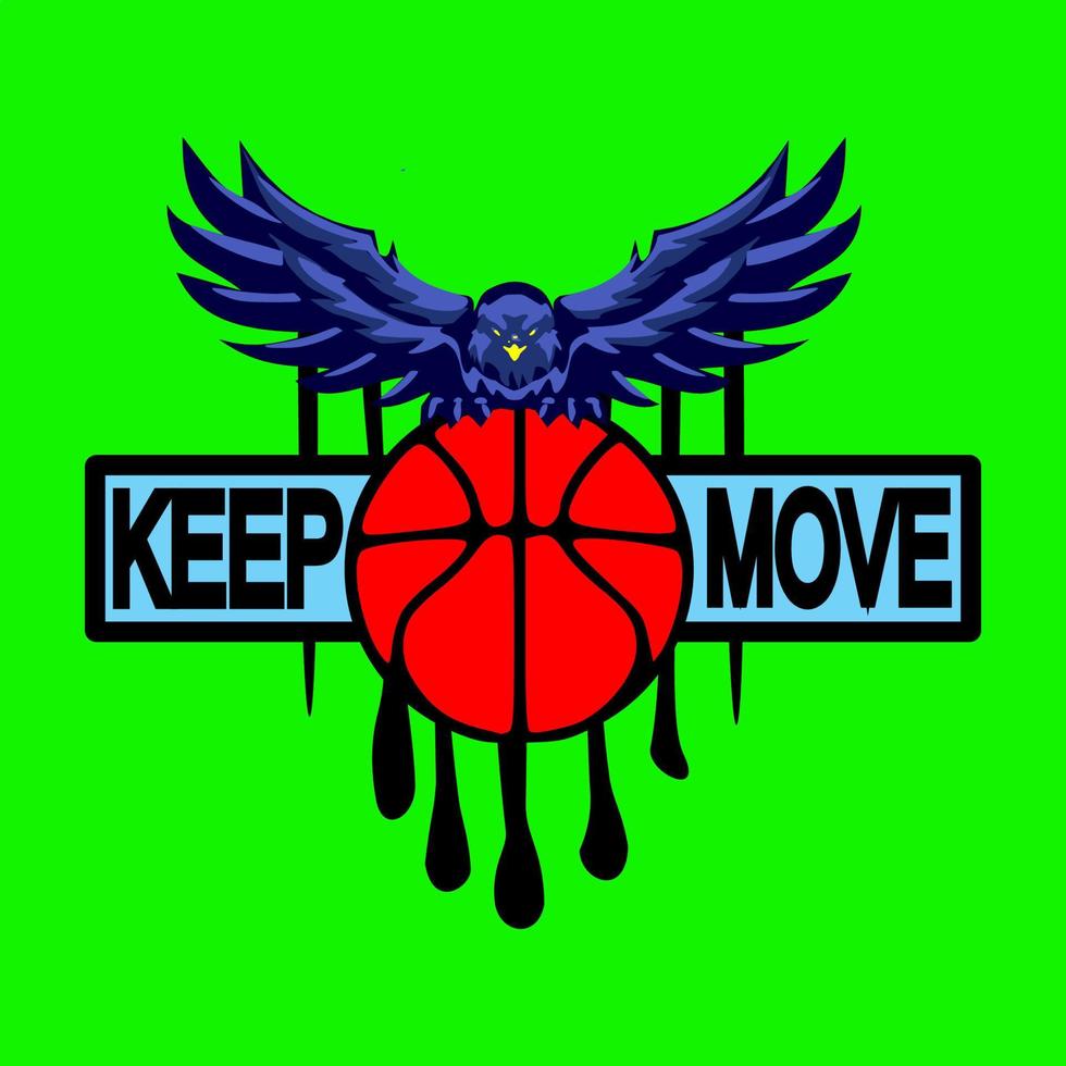 Basketball logo or sticker,printable vector
