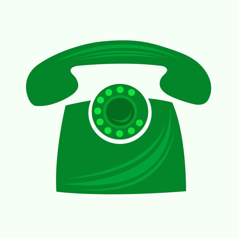 Telephone vector illustration for graphic design and decorative element