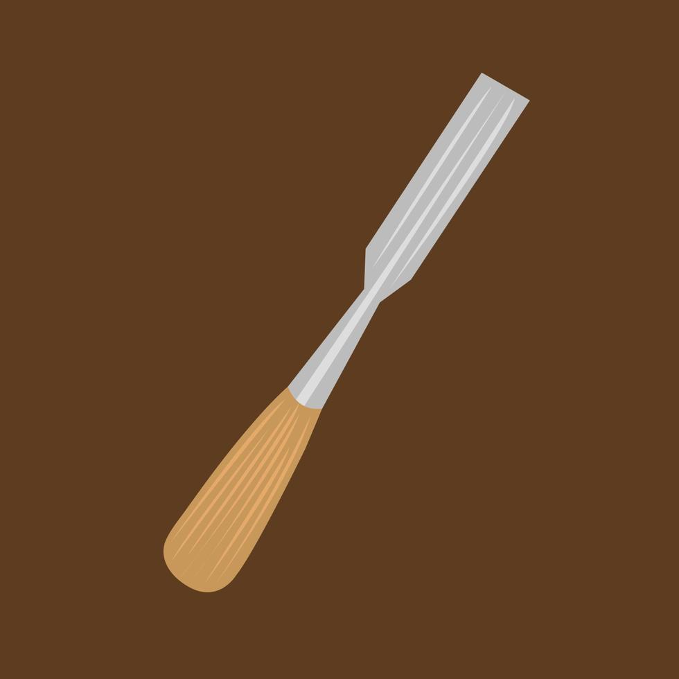 Chisel vector illustration for graphic design and decorative element