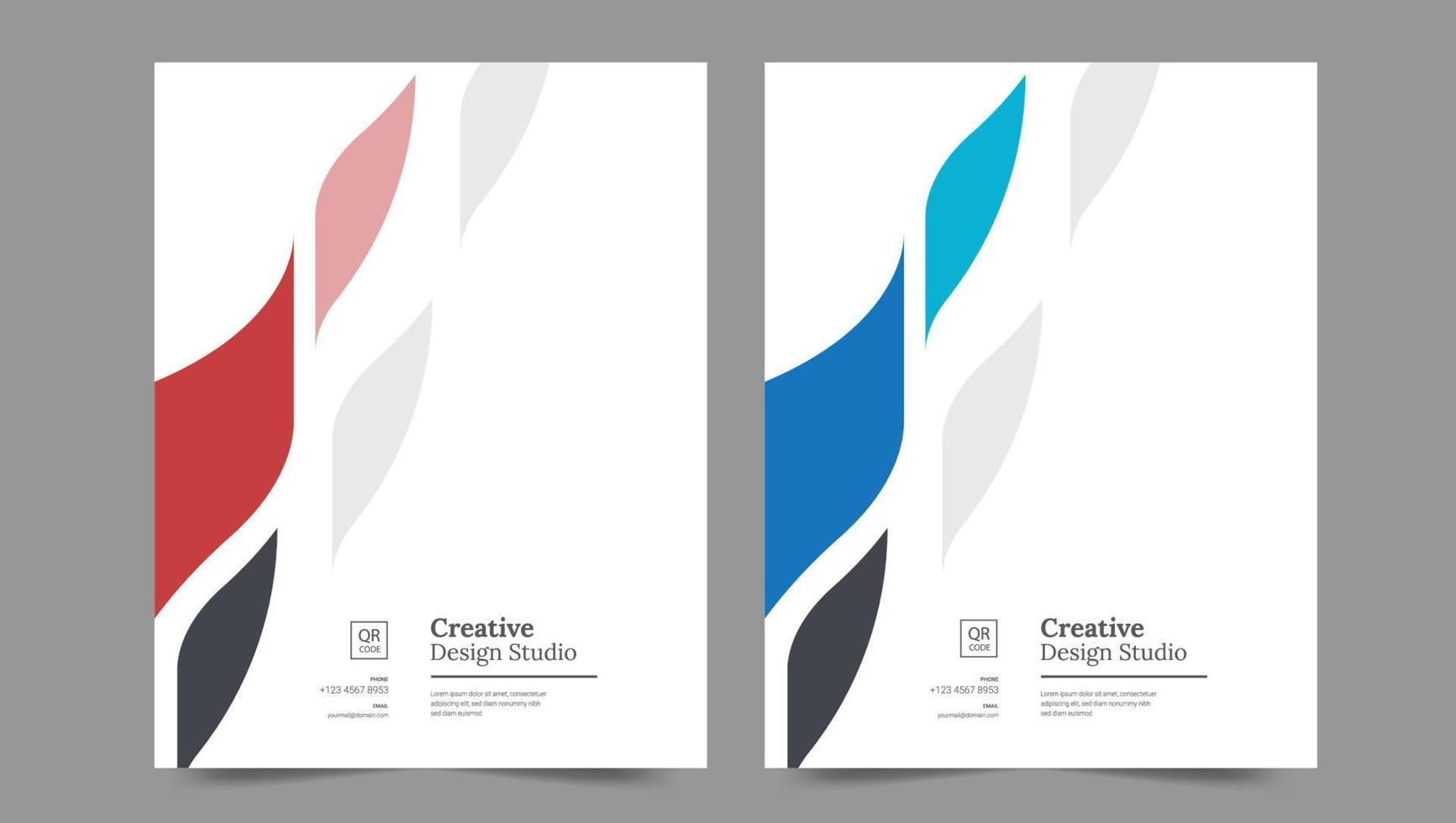 Cover design for annual report and business catalog, magazine, flyer or booklet. Brochure template layout. A4 cover vector EPS-10