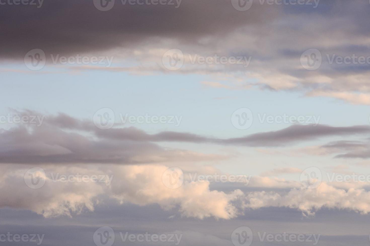 Cloudy sky close-up view photo