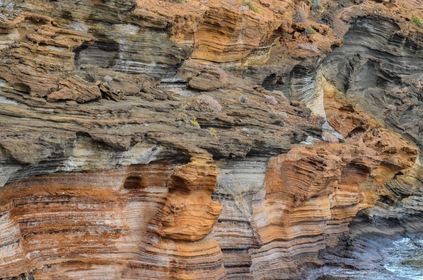 Natural rocks close-up photo