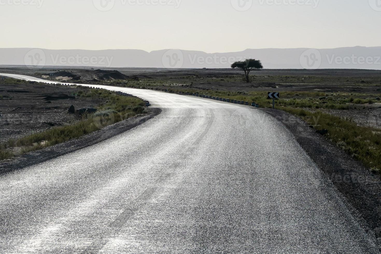 Scenic road view photo