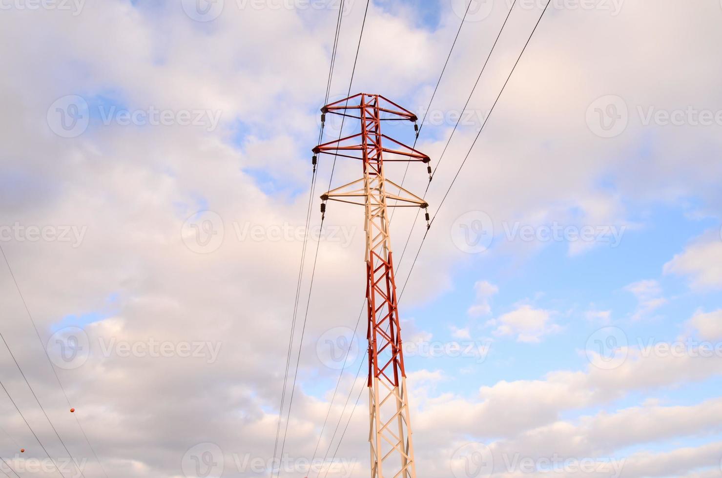 Electric pole view photo