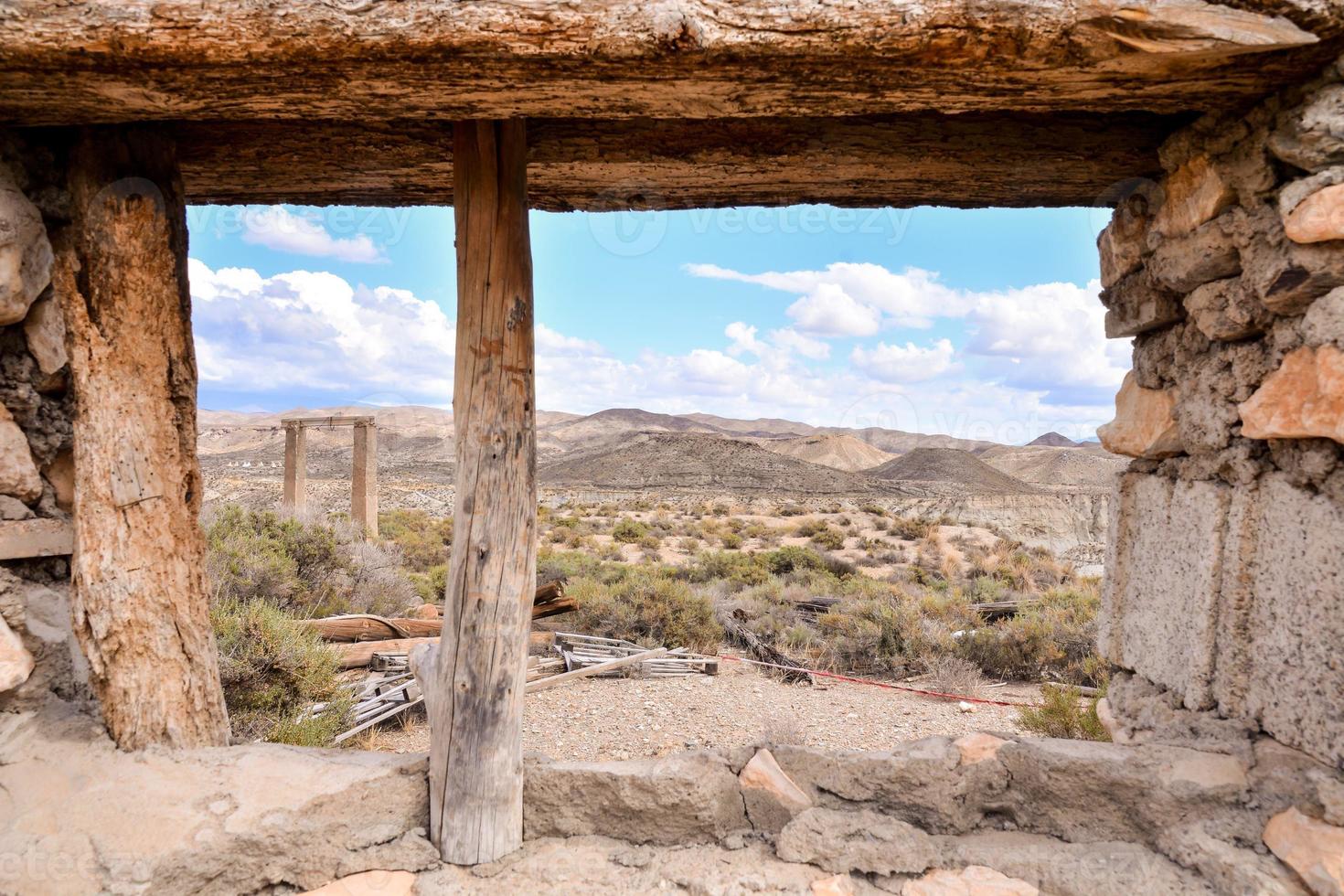 vista del sitio abandonado foto