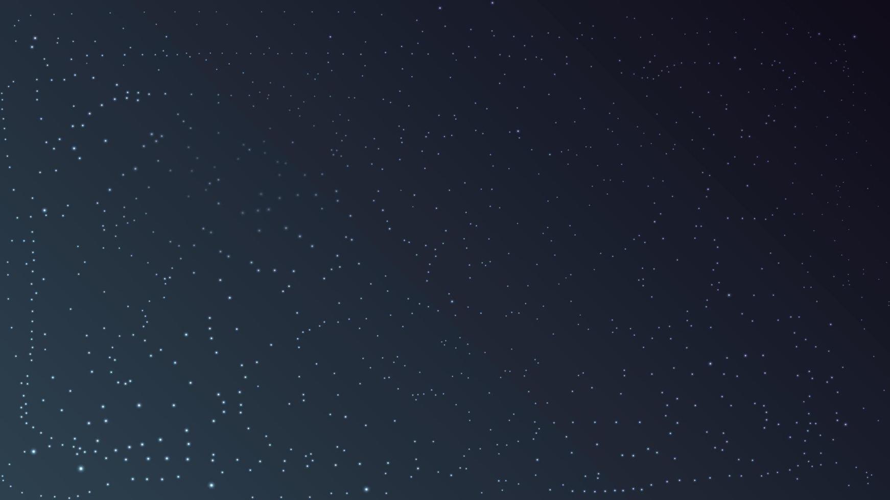 fondo oscuro con estrellas. ilustración vectorial vector