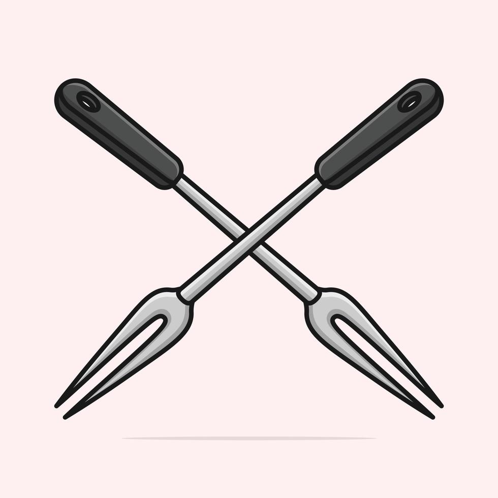 utensilios de cocina conjunto ilustración vectorial vector