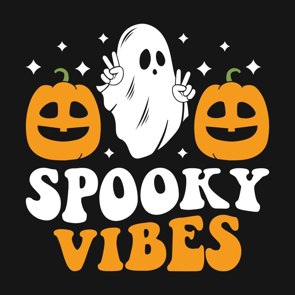 Boo Pumpkins Halloween T-shirt vector