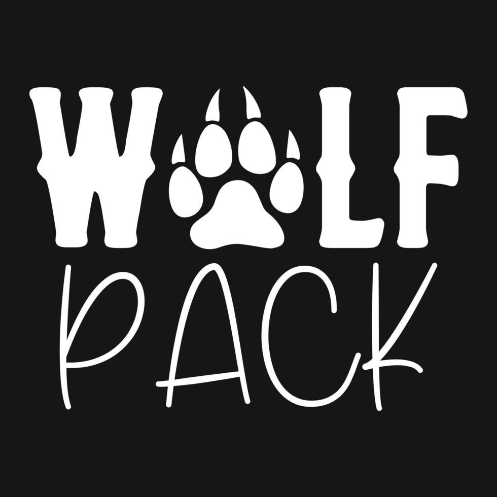 Wolf Vector T-shirt Design