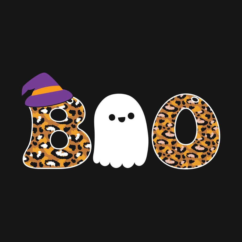 Boo Pumpkins Halloween T-shirt vector