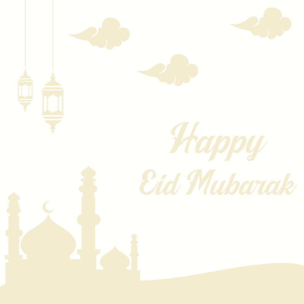 Happy Eid Mubarak 6 vector