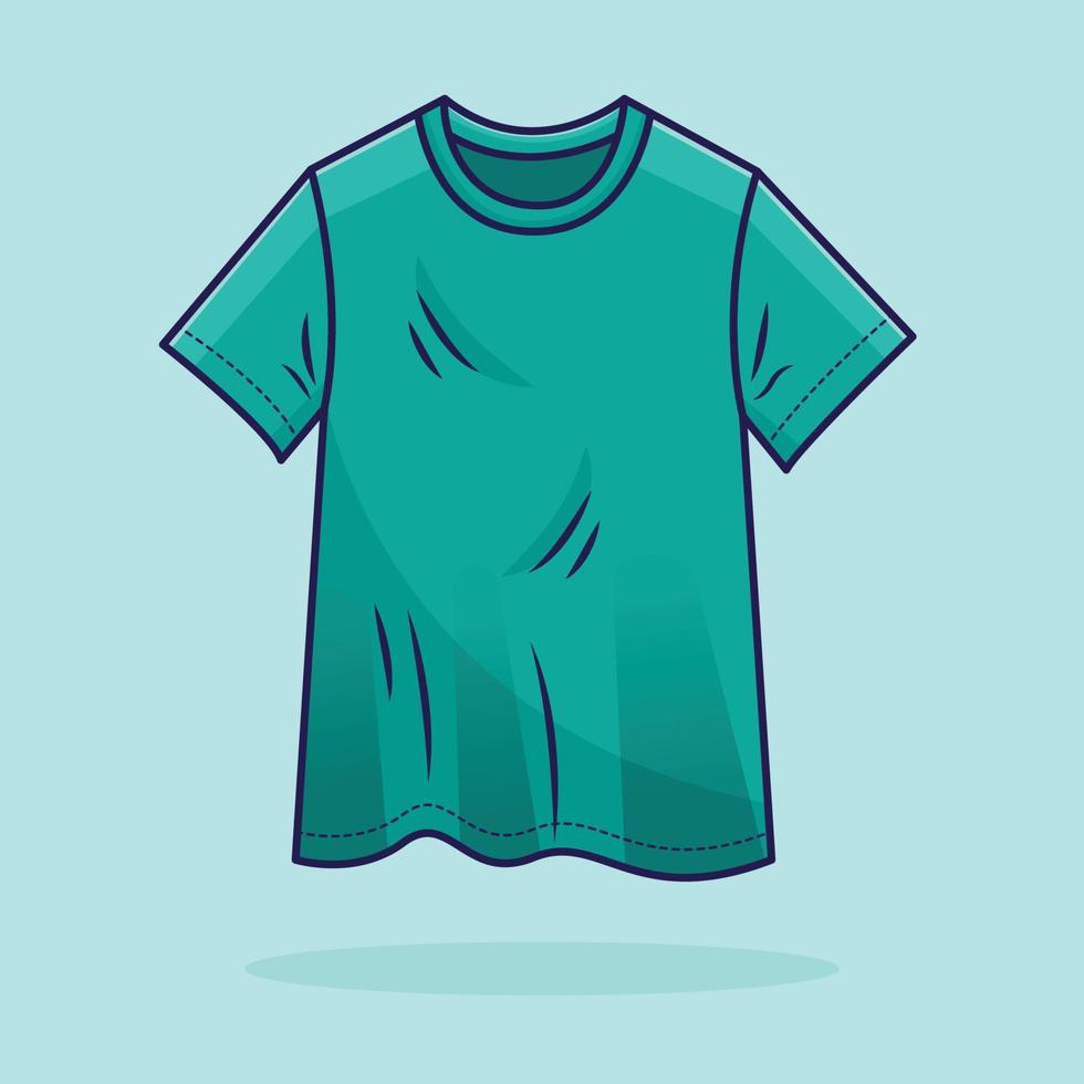 T Shirt The Illustration vector