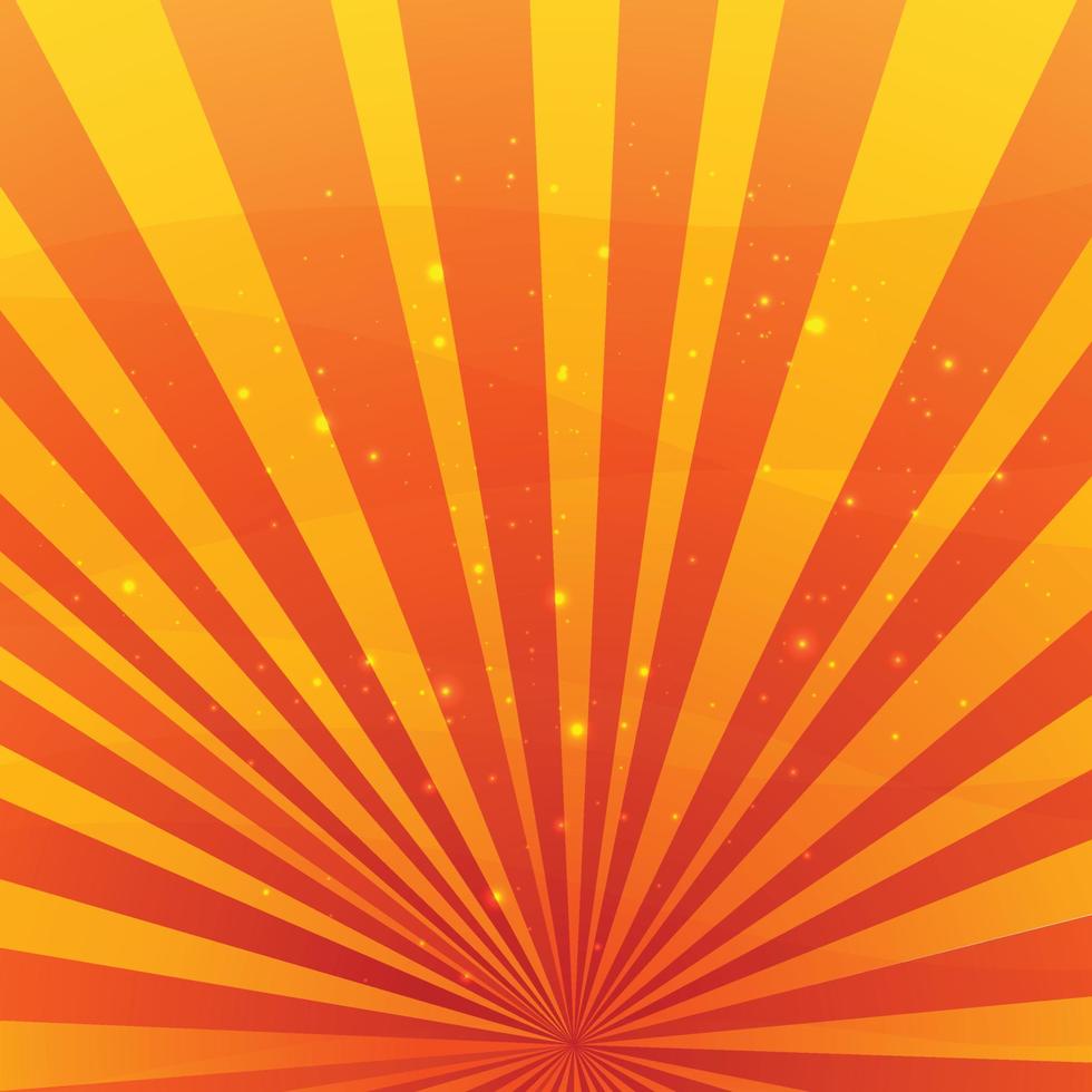 diseño de fondo de rayos de sol amarillo de verano. fondo abstracto amarillo con rayos vector