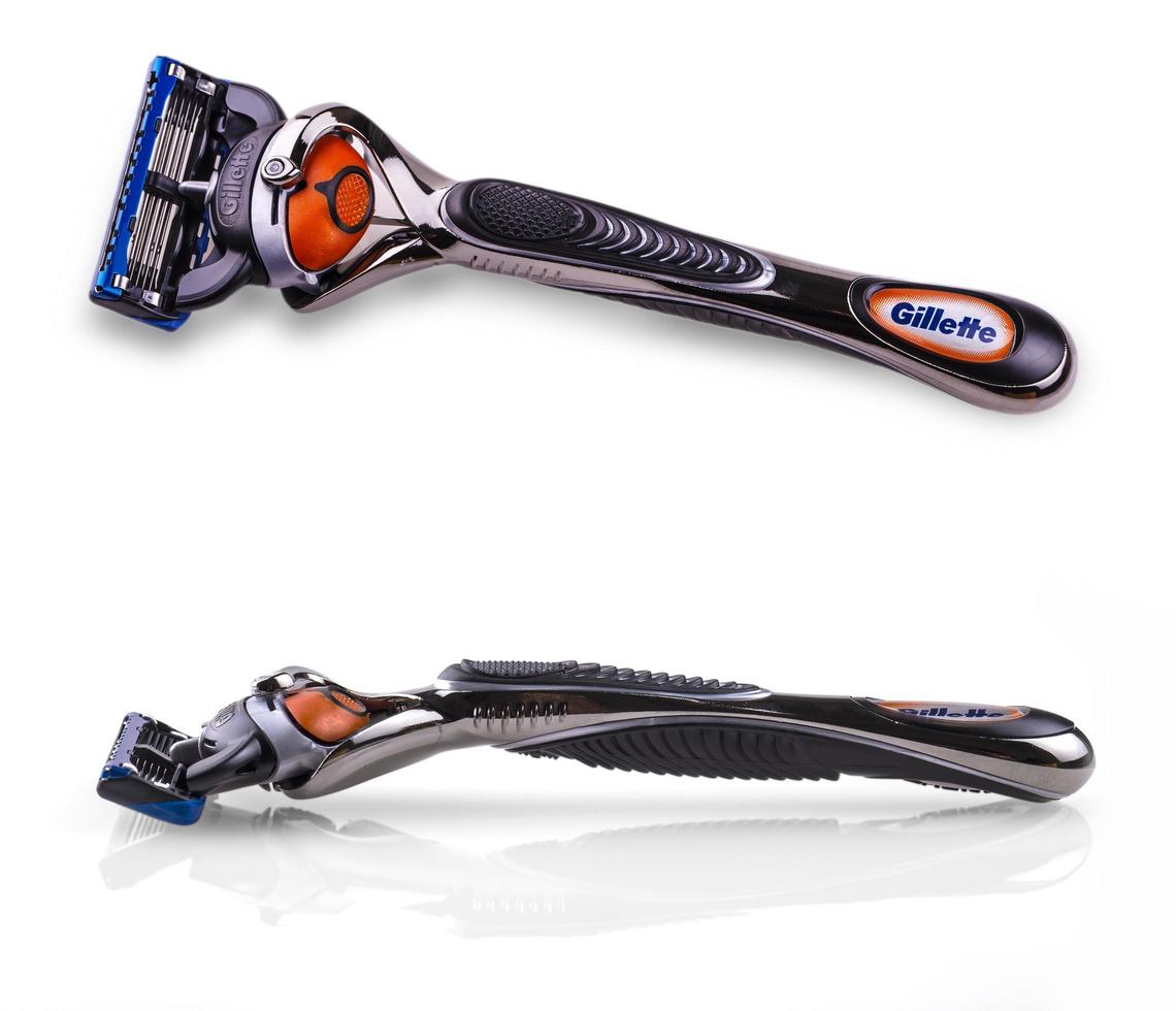 KAMCHATKA, RUSSIA - July 16, 2023- The Gillette Fusion Proglide Razor Blades for Shaving photo