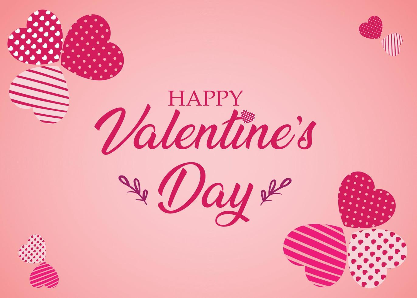 free vector valentines day poster design