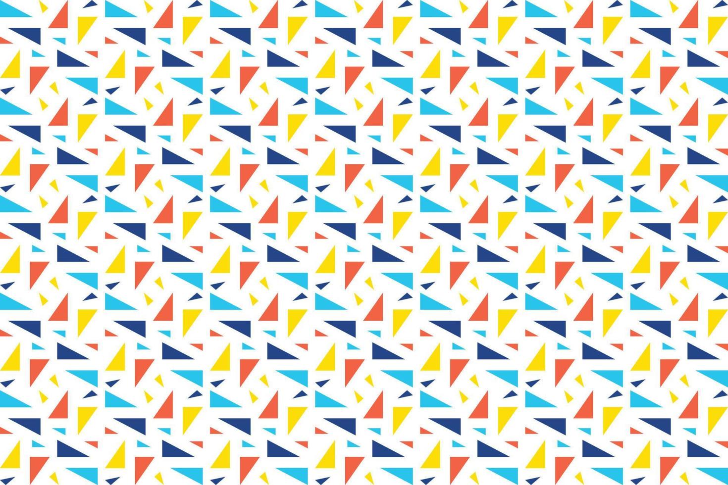 Colorful triangles pattern vector texture design