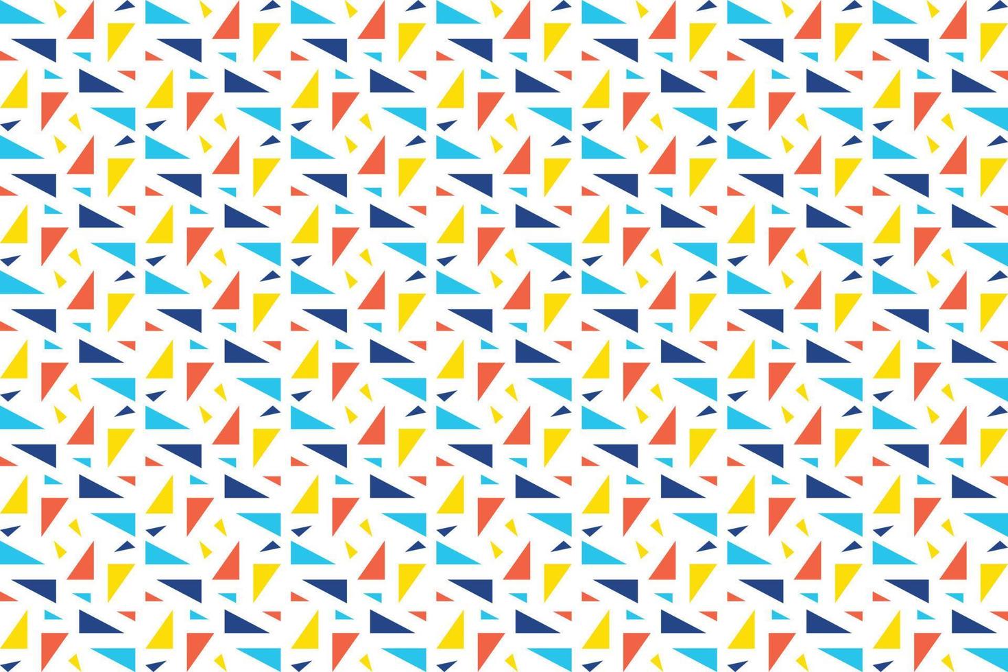 Colorful triangles pattern vector texture design