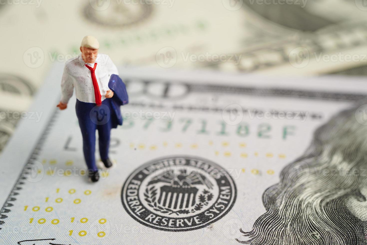 Bangkok, Thailand, September 1, 2022 FED The Federal Reserve System with business people, the central banking system of the United States of America. photo