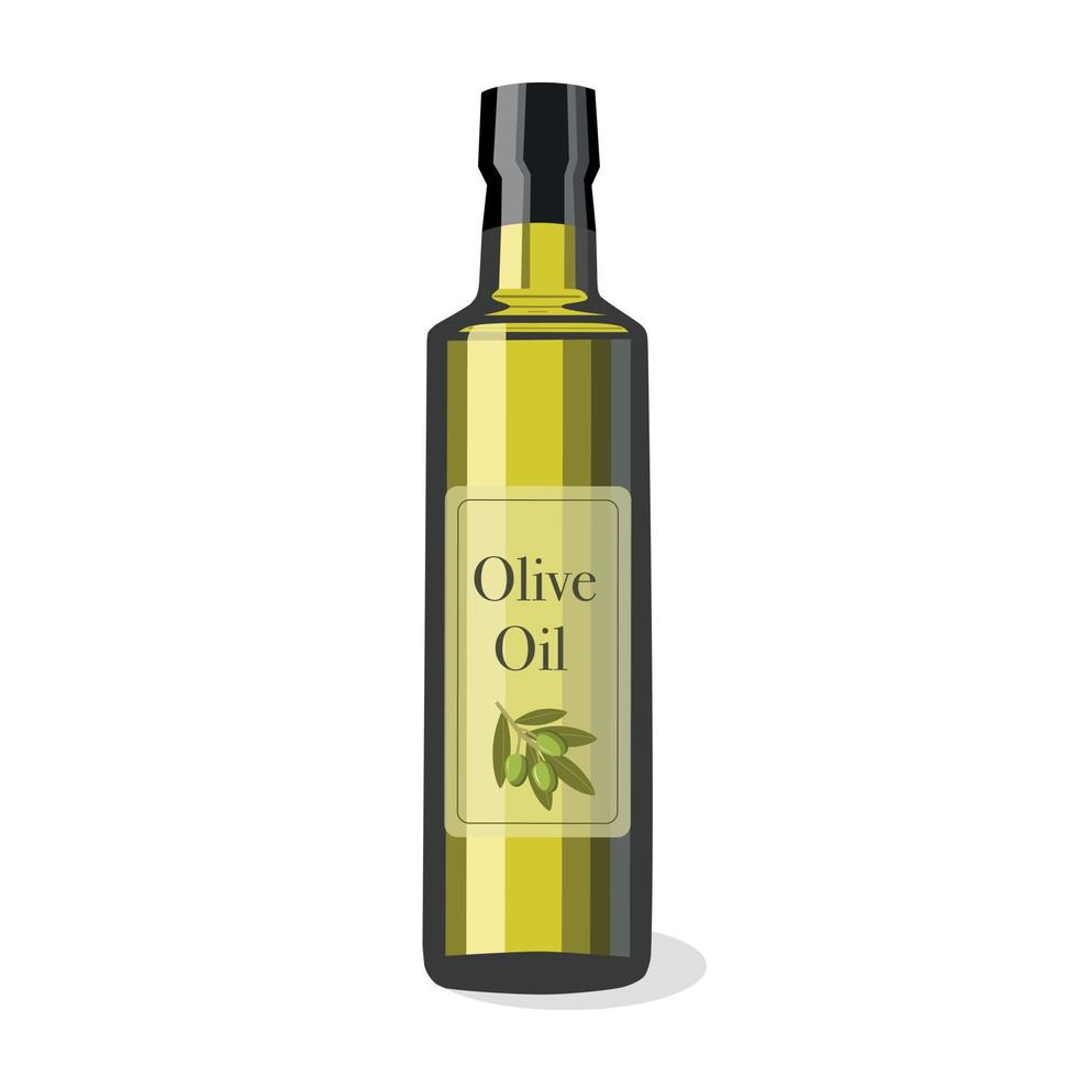 botella de aceite de oliva vector