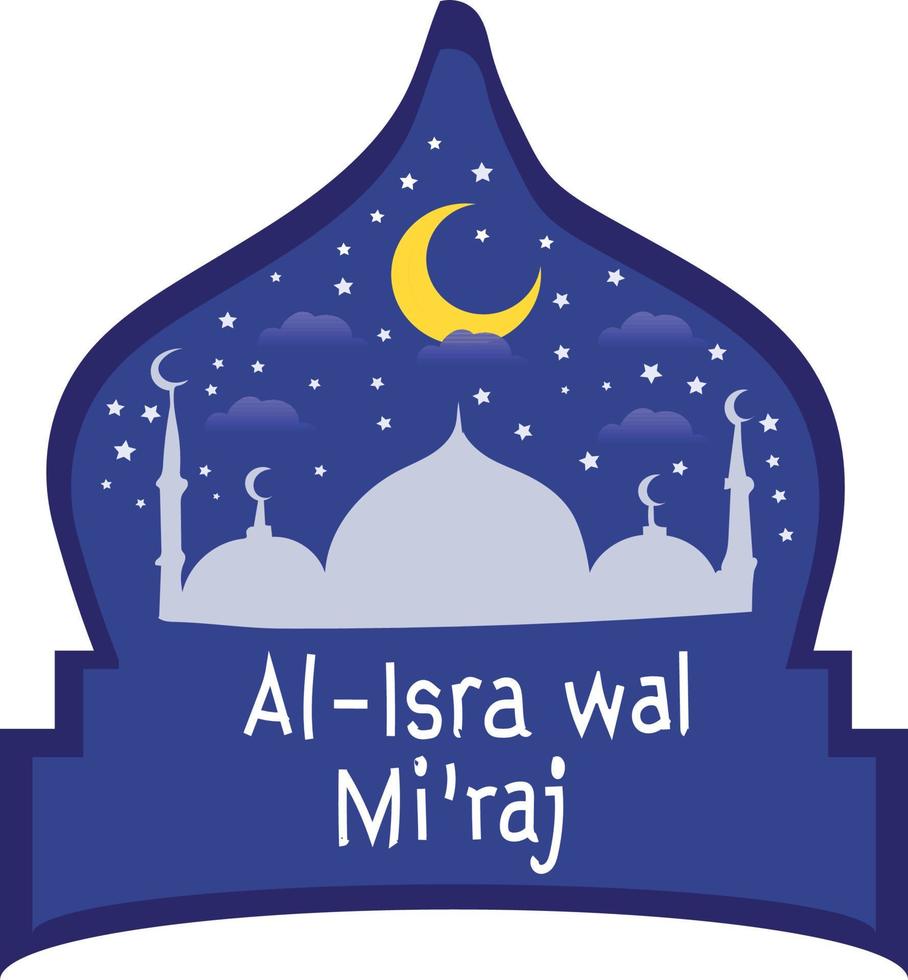 Isra vector. Isra Miraj vector