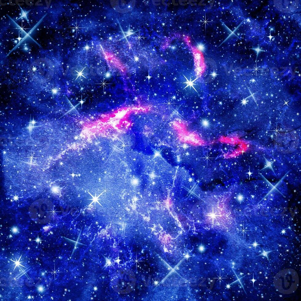 Starry Galaxy Nebula Space Background photo